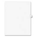 Preprinted Legal Exhibit Side Tab Index Dividers, Avery Style, 10-Tab, 11, 11 x 8.5, White, 25/Pack (11921)