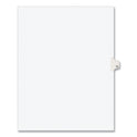 Preprinted Legal Exhibit Side Tab Index Dividers, Avery Style, 10-Tab, 12, 11 x 8.5, White, 25/Pack (11922)