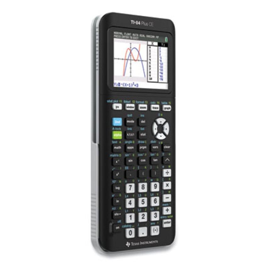 Texas Instruments TI-84 Plus CE Programmable Color Graphing Calculator, 10-Digit LCD, Black