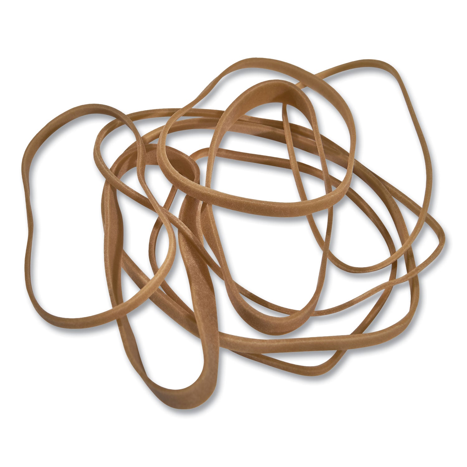 Universal Rubber Bands, Size 54 (Assorted), Assorted Gauges, Beige, 1 lb Box (00154)