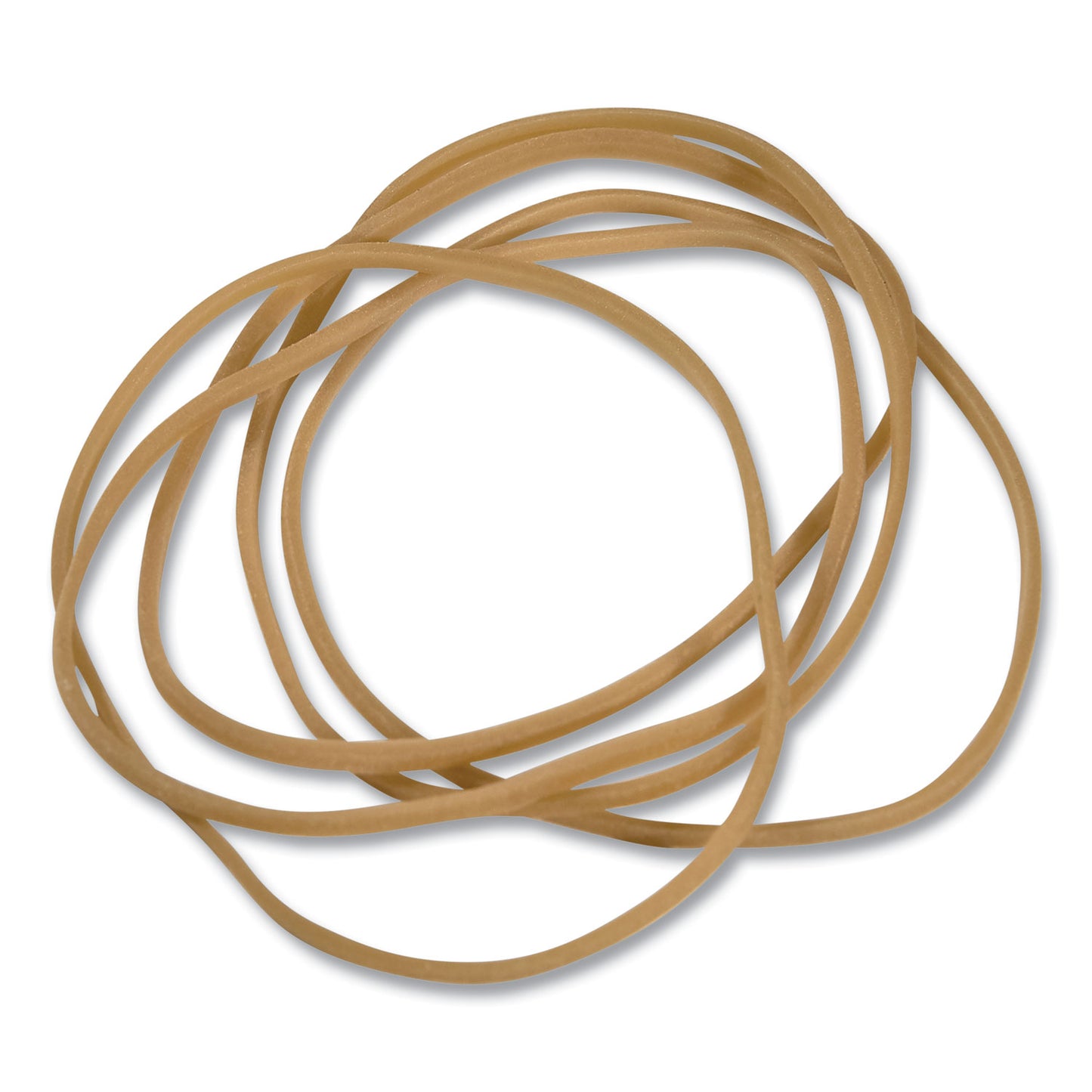 Universal Rubber Bands, Size 18, 0.04" Gauge, Beige, 4 oz Box, 400/Pack (00418)