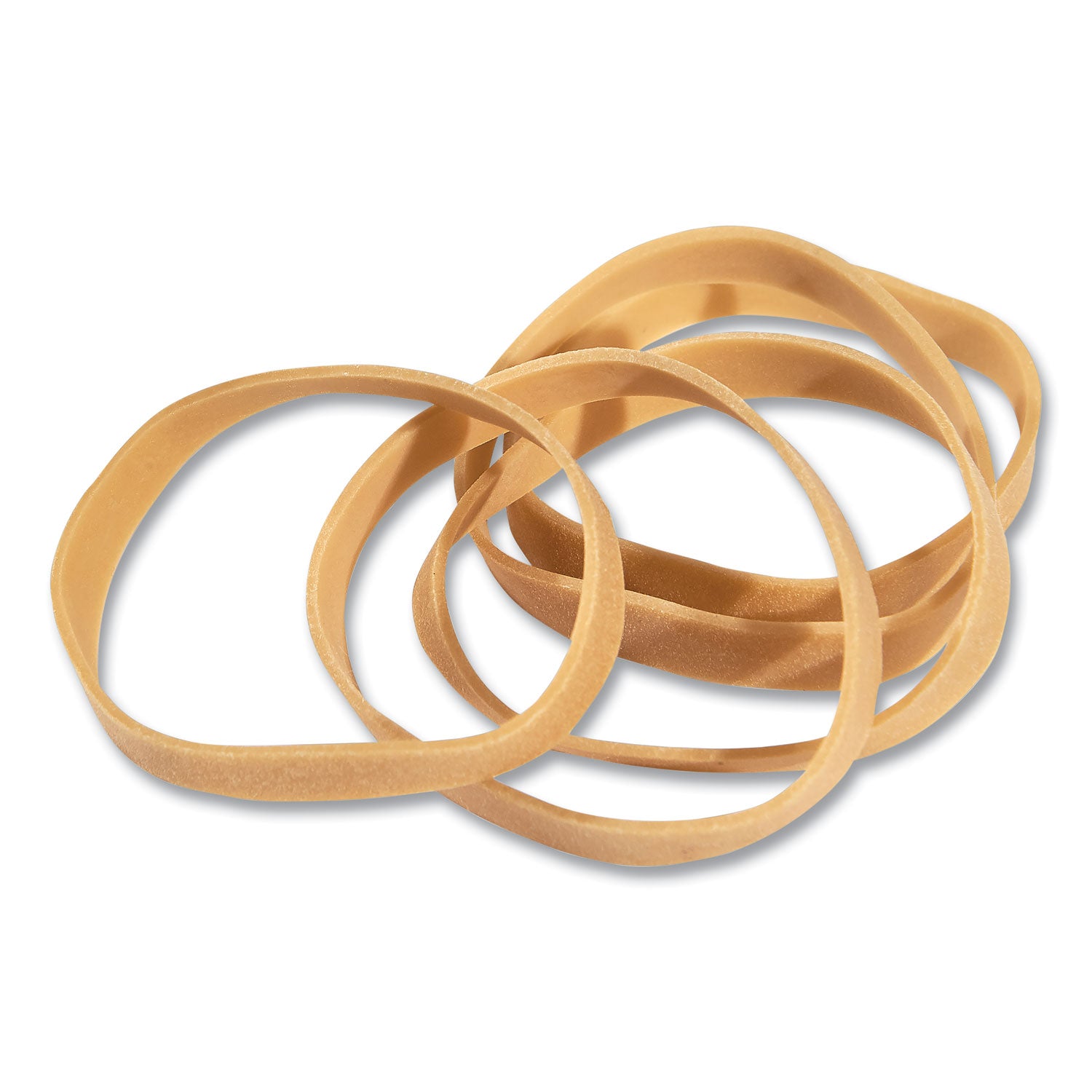 Universal Rubber Bands, Size 62, 0.04" Gauge, Beige, 1 lb Box, 490/Pack (00162)