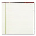 National Paper Texthide Eye-Ease Record Book, Black/Burgundy/Gold Cover, 10.38 x 8.38 Sheets, 300 Sheets/Book (56231)