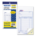 Rediform Sales Book, 12 Lines, Two-Part Carbonless, 3.63 x 6.38, 50 Forms Total (5L240)
