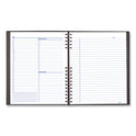 Blueline NotePro Undated Daily Planner, 10.75 x 8.5, Black Cover, Undated (A30C81)