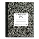 National Paper Composition Book, Quadrille Rule (5 sq/in), Black Marble Cover, (80) 10 x 7.88 Sheets (43475)