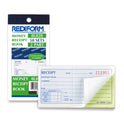 Rediform Small Money Receipt Book, Two-Part Carbonless, 2.75 x 5, 50 Forms Total (8L820)