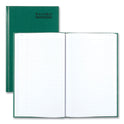 National Paper Emerald Series Account Book, Green Cover, 12.25 x 7.25 Sheets, 500 Sheets/Book (56151)