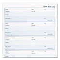 Rediform Follow-up Wirebound Voice Mail Log Book, One-Part (No Copies), 7.5 x 2, 5 Forms/Sheet, 500 Forms Total (51114)