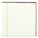 National Paper Texthide Eye-Ease Record Book, Black/Burgundy/Gold Cover, 10.38 x 8.38 Sheets, 150 Sheets/Book (56211)