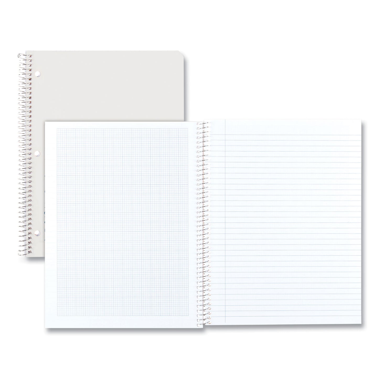 National Paper Engineering and Science Notebook, Quadrille Rule (10 sq/in), White Cover, (60) 11 x 8.5 Sheets (33610)