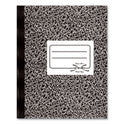 National Paper Composition Book, Medium/College Rule, Black Marble Cover, (80) 11 x 8.38 Sheets (43481)