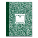 National Paper Lab Notebook, Wide/Legal Rule, Green Marble Cover, (96) 10.13 x 7.88 Sheets (53010)