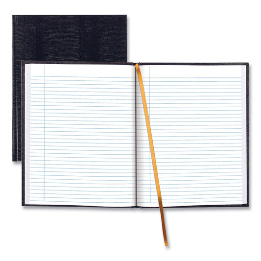 Blueline Executive Notebook with Ribbon Bookmark, 1-Subject, Medium/College Rule, Blue Cover, (75) 11 x 8.5 Sheets (A1082)