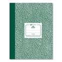 National Paper Composition Lab Notebook, Quadrille Rule, Green Cover, (60) 10.13 x 7.88 Sheets (53108)