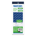 Rediform Receipt Book, Three-Part Carbonless, 7 x 2.75, 4 Forms/Sheet, 50 Forms Total (8L802)