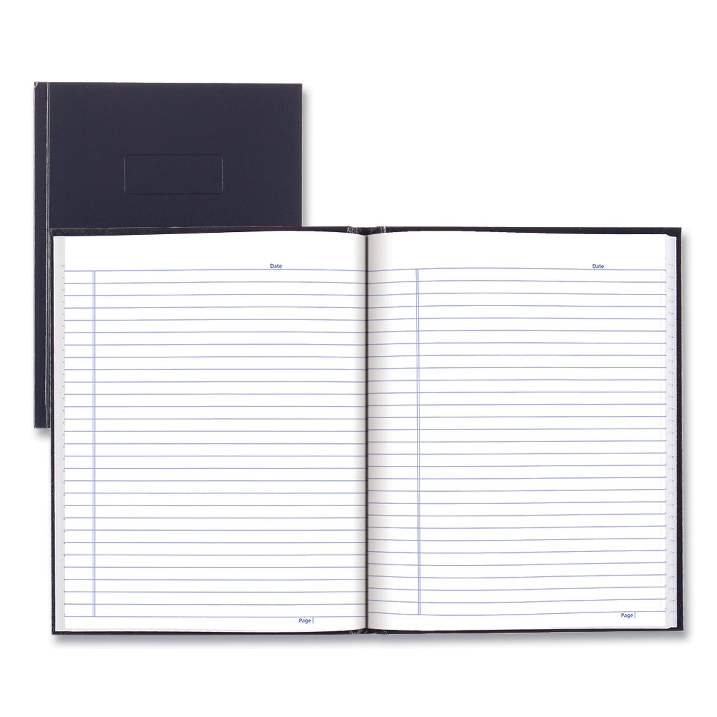 Blueline Business Notebook with Self-Adhesive Labels, 1-Subject, Medium/College Rule, Blue Cover, (192) 9.25 x 7.25 Sheets (A982)