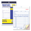 Rediform Sales Book, 15 Lines, Three-Part Carbonless, 5.5 x 7.88, 50 Forms Total (5L350)