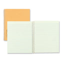 National Paper Single-Subject Wirebound Notebooks, Narrow Rule, Brown Paperboard Cover, (80) 8.25 x 6.88 Sheets (33004)