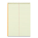 National Paper Standard Spiral Steno Pad, Gregg Rule, Brown Cover, 60 Eye-Ease Green 6 x 9 Sheets (36646)