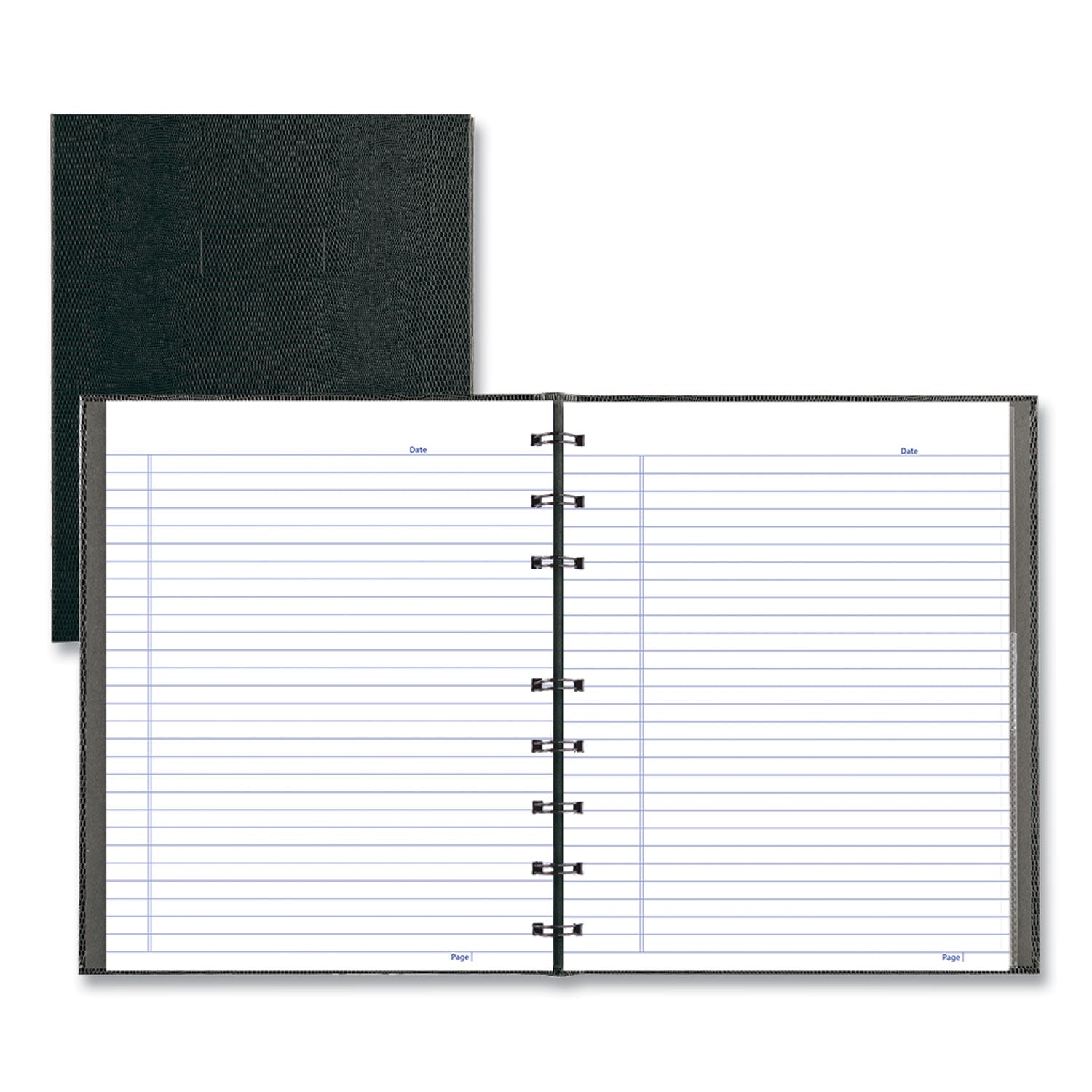 Blueline NotePro Notebook, 1-Subject, Narrow Rule, Black Cover, (75) 9.25 x 7.25 Sheets (A7150BLK)