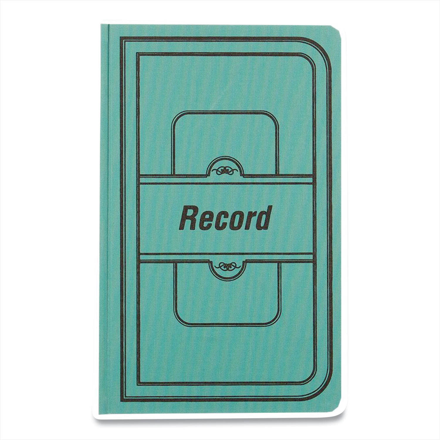 National Paper Tuff Series Record Book, Green Cover, 12 x 7.5 Sheets, 500 Sheets/Book (A66500R)