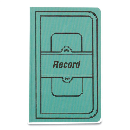 National Paper Tuff Series Record Book, Green Cover, 12 x 7.5 Sheets, 500 Sheets/Book (A66500R)