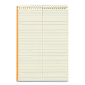 National Paper Standard Spiral Steno Pad, Gregg Rule, Brown Cover, 80 Eye-Ease Green 6 x 9 Sheets (36746)