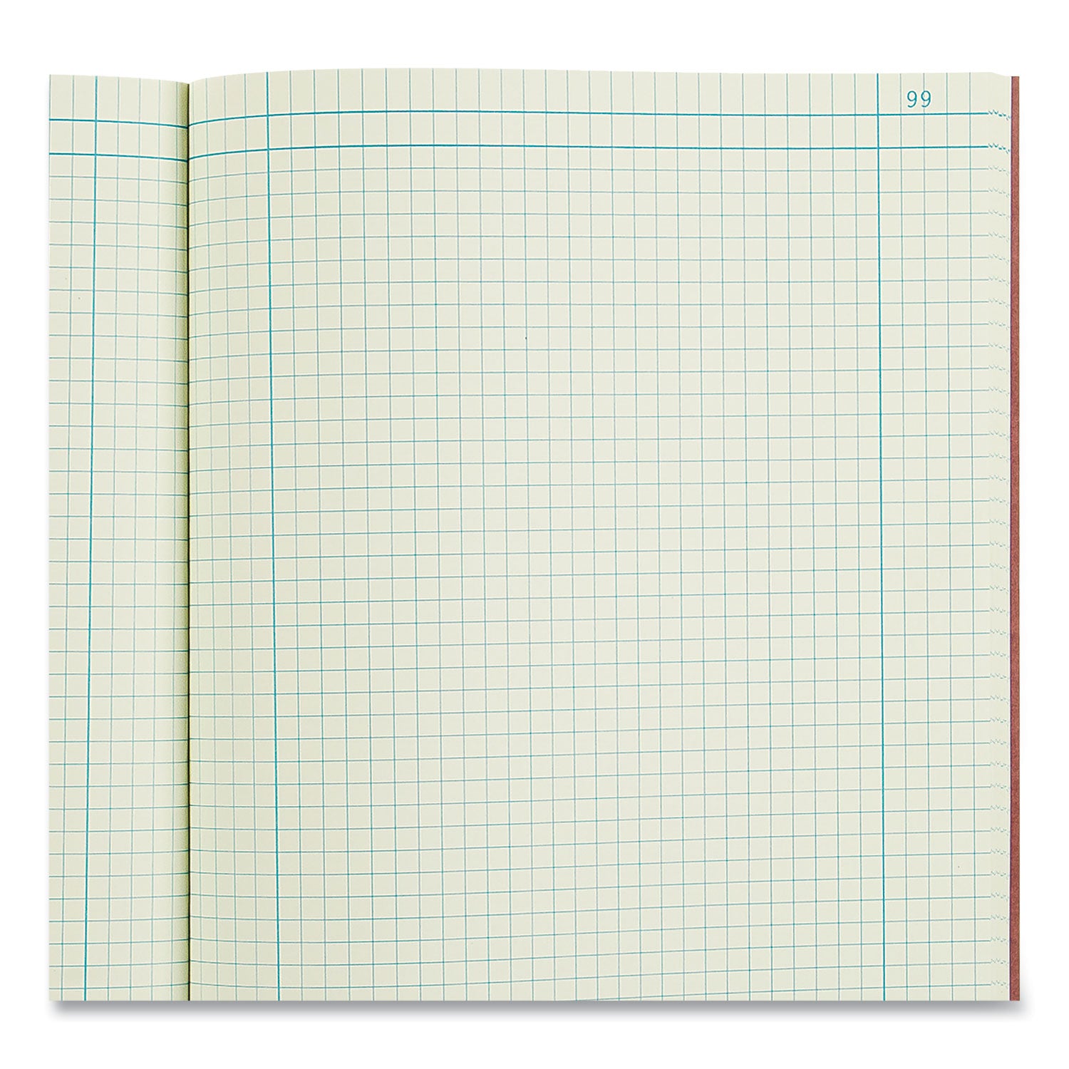 National Paper Computation Notebook, Quadrille Rule (4 sq/in), Brown Cover, (75) 11.75 x 9.25 Sheets (43648)