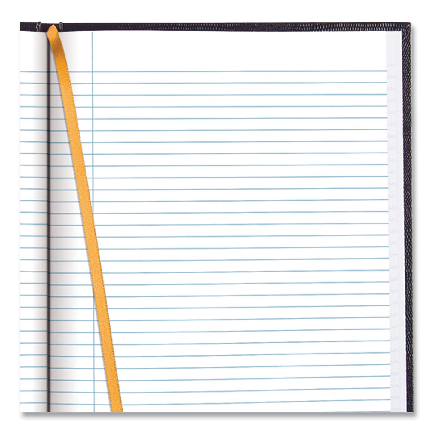 Blueline Executive Notebook with Ribbon Bookmark, 1-Subject, Medium/College Rule, Blue Cover, (75) 11 x 8.5 Sheets (A1082)