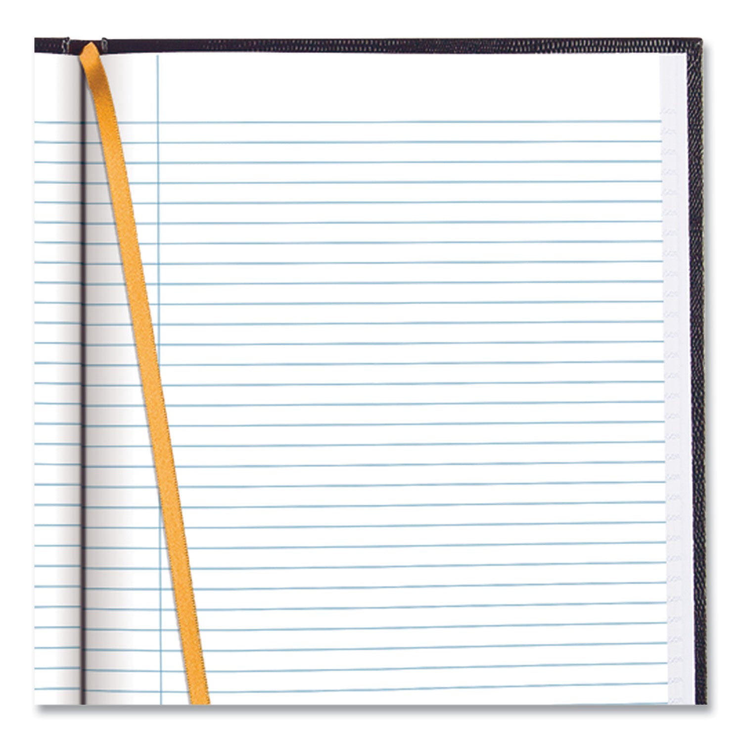 Blueline Executive Notebook with Ribbon Bookmark, 1-Subject, Medium/College Rule, Blue Cover, (75) 11 x 8.5 Sheets (A1082)