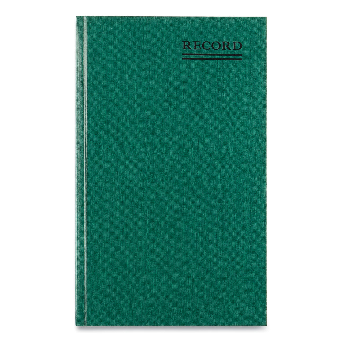 National Paper Emerald Series Account Book, Green Cover, 12.25 x 7.25 Sheets, 300 Sheets/Book (56131)