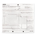 Rediform Speediset Bill of Lading, Short Form, Three-Part Carbonless, 7 x 8.5, 50 Forms Total (6P695)
