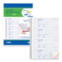 Rediform Money Receipt Book, FormGuard Cover, Three-Part Carbonless, 7 x 2.75, 4 Forms/Sheet, 100 Forms Total (8L808R)