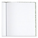 National Paper Lab Notebook, Quadrille Rule (5 sq/in), Green Marble Cover, (96) 10.13 x 7.88 Sheets (53110)