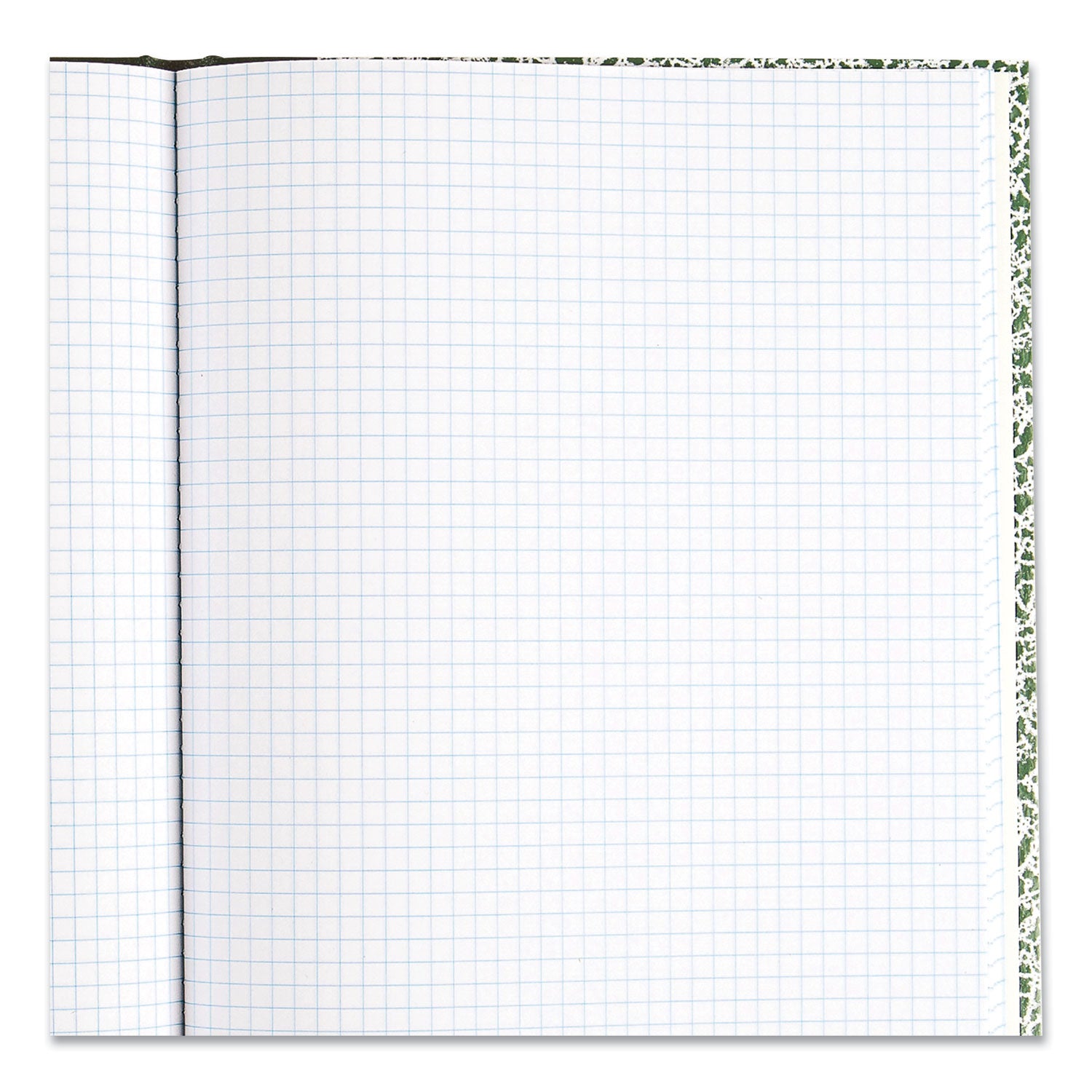 National Paper Lab Notebook, Quadrille Rule (5 sq/in), Green Marble Cover, (96) 10.13 x 7.88 Sheets (53110)