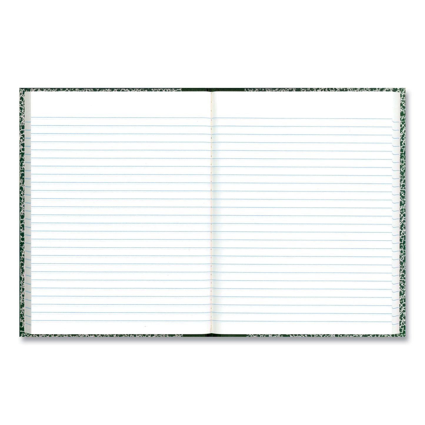 National Paper Lab Notebook, Wide/Legal Rule, Green Marble Cover, (96) 10.13 x 7.88 Sheets (53010)