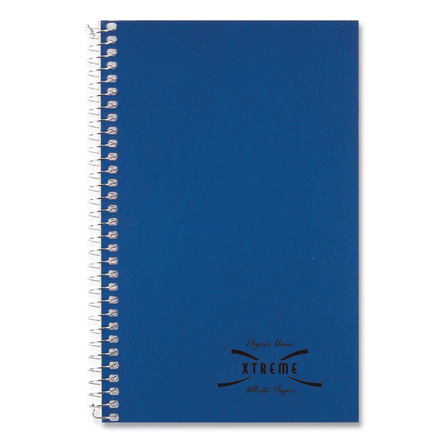 National Paper Single-Subject Wirebound Notebooks, Medium/College Rule, Blue Kolor Kraft Front Cover, (80) 7.75 x 5 Sheets (33502)