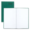 National Paper Emerald Series Account Book, Green Cover, 12.25 x 7.25 Sheets, 150 Sheets/Book (56111)