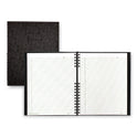 Blueline EcoLogix NotePro Executive Notebook, 1-Subject, Medium/College Rule, Black Cover, (100) 11 x 8.5 Sheets (A10200EBLK)