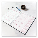 Brownline DuraFlex 14-Month Planner, 8.88 x 7.13, Black Cover, 14-Month: Dec 2024 to Jan 2026 (CB1200VBLK)