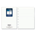 Filofax Notebook Refills, 8-Hole, 8.25 x 5.81, Narrow Rule, 32/Pack (B152008U)