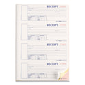 Rediform Durable Hardcover Numbered Money Receipt Book, Three-Part Carbonless, 6.88 x 2.75, 4 Forms/Sheet, 200 Forms Total (S1657NCL)