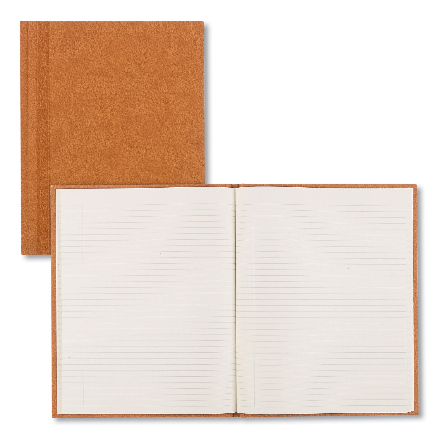 Blueline Da Vinci Notebook, 1-Subject, Medium/College Rule, Tan Cover, (75) 11 x 8.5 Sheets (A8004)