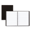 Blueline Duraflex Poly Notebook, 1-Subject, Medium/College Rule, Black Cover, (80) 11 x 8.5 Sheets (B4181)