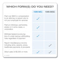 TOPS 1099-NEC Tax Forms, Fiscal Year: 2023, Five-Part Carbonless, 8.5 x 3.5, 3 Forms/Sheet, 50 Forms Total (22993NEC)