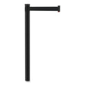 Tatco Adjusta-Tape Crowd Control Posts Only, Steel, 40" High, Black, 2/Box (11611)