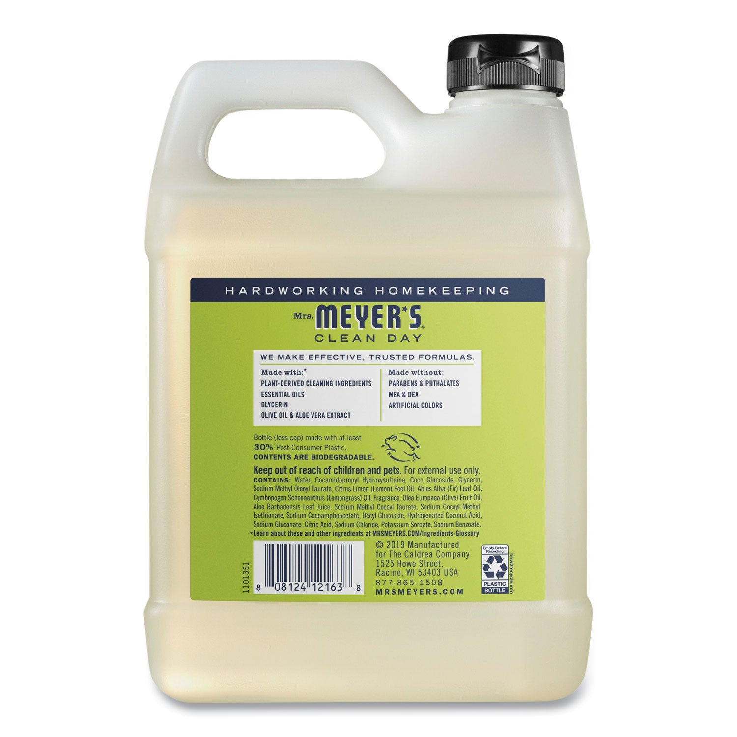 s Clean Day Liquid Hand Soap Refill, Lemon Verbena Scent, 33 oz (651327EA)