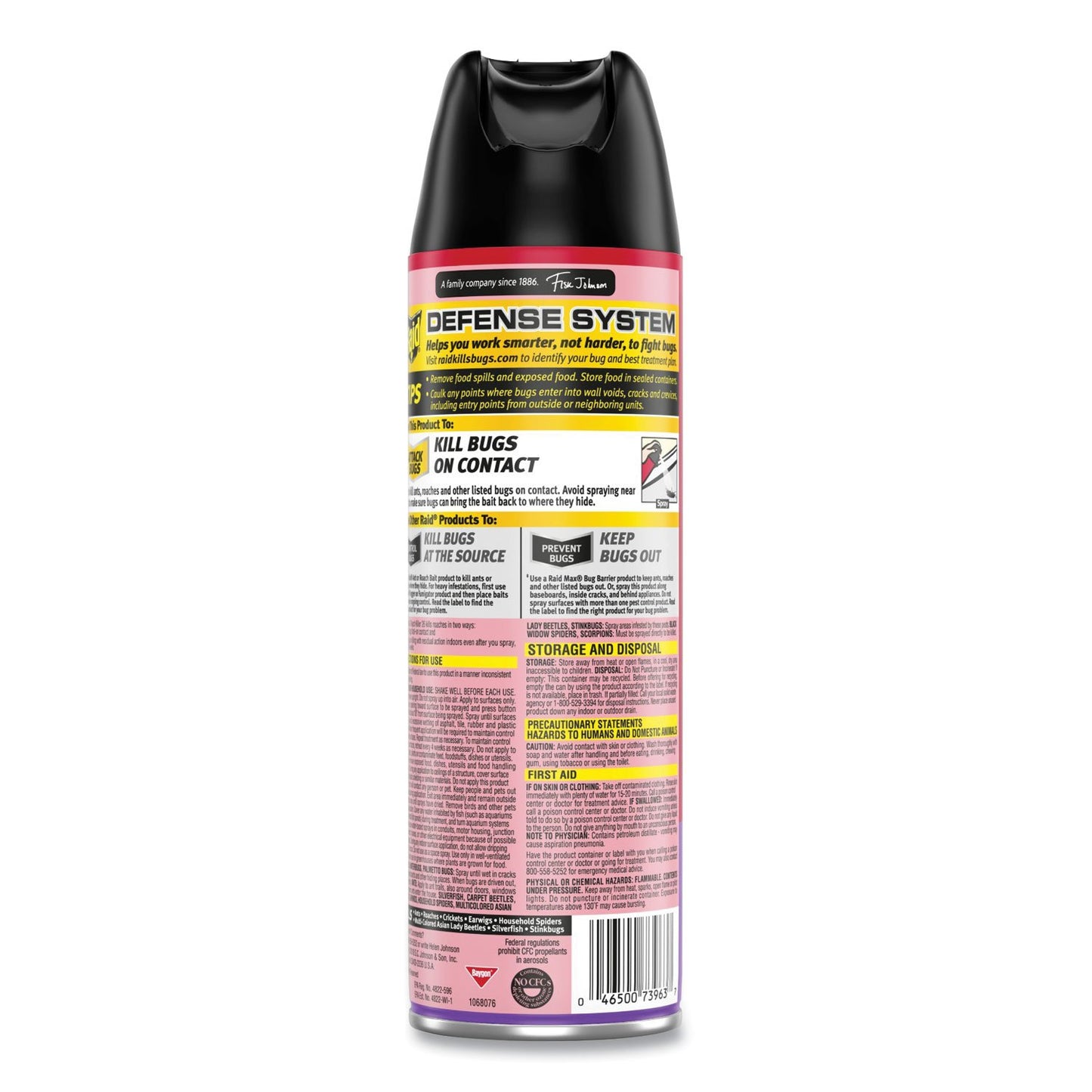 Raid Ant and Roach Killer, 17.5 oz Aerosol Spray, Lavender (334632EA)