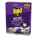 Raid Bed Bug Detector and Trap, 0.19 lb Trap, 8 Traps/Box, 6/Carton (674798)